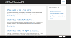 Desktop Screenshot of manchasdelacara.org